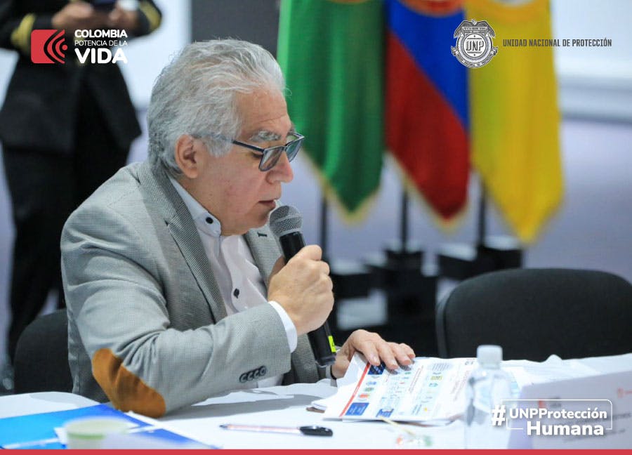 El director de la Unidad Nacional de Protección (UNP) Augusto Rodríguez  - FUENTE UNP